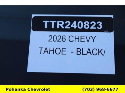2026 Chevrolet Tahoe High Country