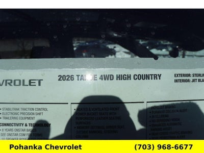 2026 Chevrolet Tahoe High Country