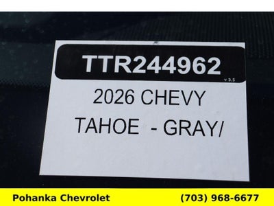 2026 Chevrolet Tahoe High Country