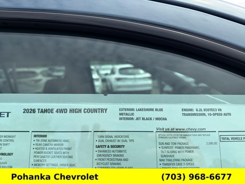 2026 Chevrolet Tahoe High Country