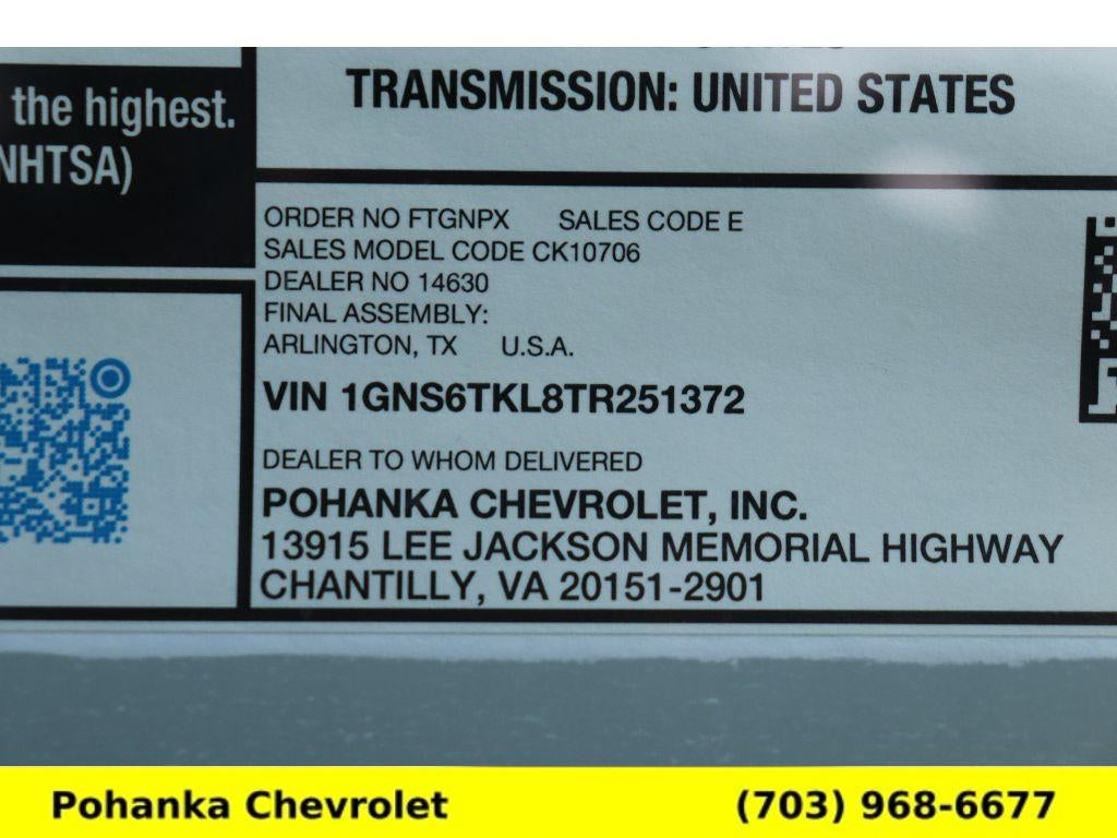 2026 Chevrolet Tahoe High Country