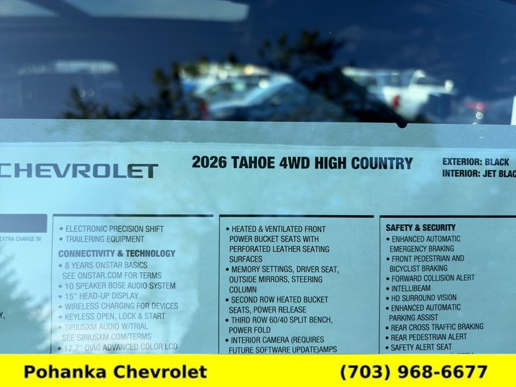 2026 Chevrolet Tahoe High Country