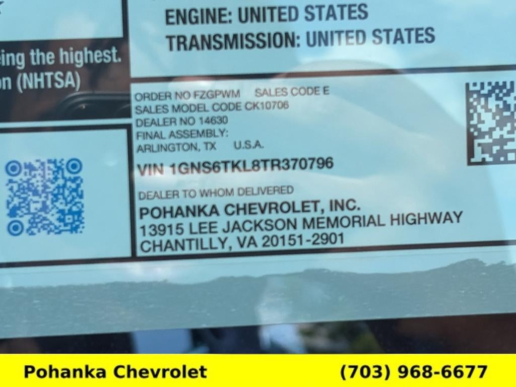 2026 Chevrolet Tahoe High Country