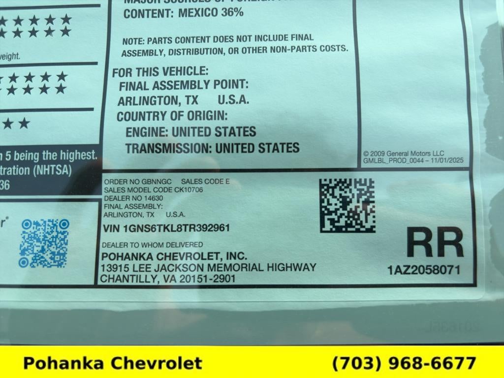 2026 Chevrolet Tahoe High Country