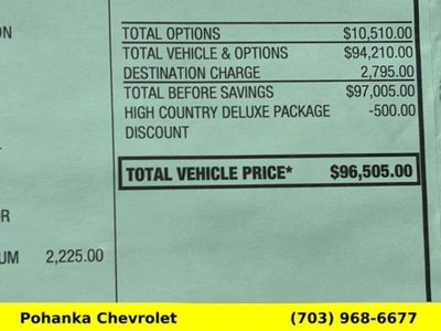 2026 Chevrolet Tahoe High Country
