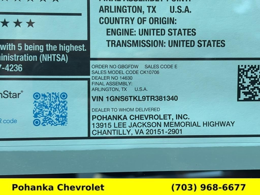 2026 Chevrolet Tahoe High Country