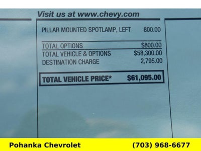 2026 Chevrolet Tahoe Police Package Commercial