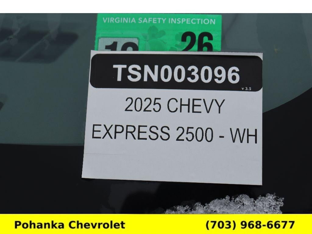 2025 Chevrolet Express Cutaway 3500 1WT