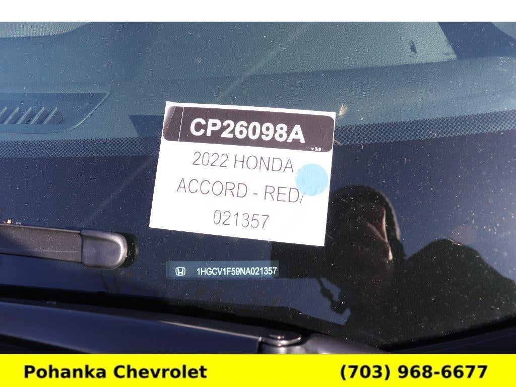 2022 Honda Accord Sedan EX-L