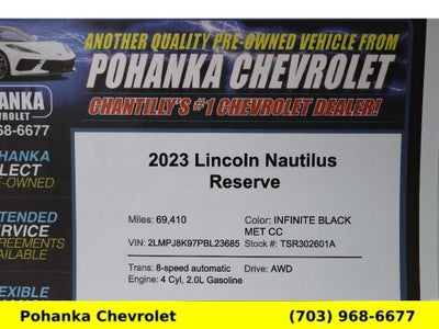 2023 Lincoln Nautilus Reserve