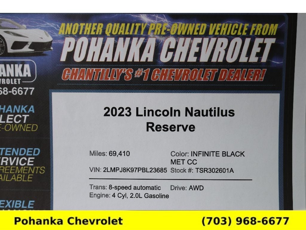 2023 Lincoln Nautilus Reserve