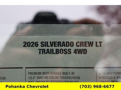 2026 Chevrolet Silverado 1500 LT Trail Boss