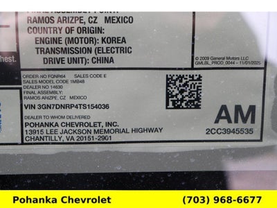 2026 Chevrolet Equinox EV LT