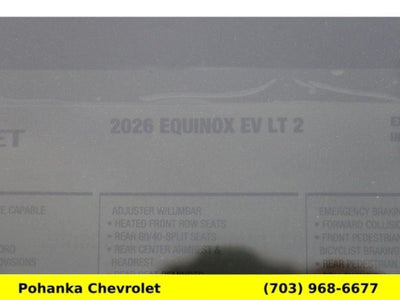 2026 Chevrolet Equinox EV LT