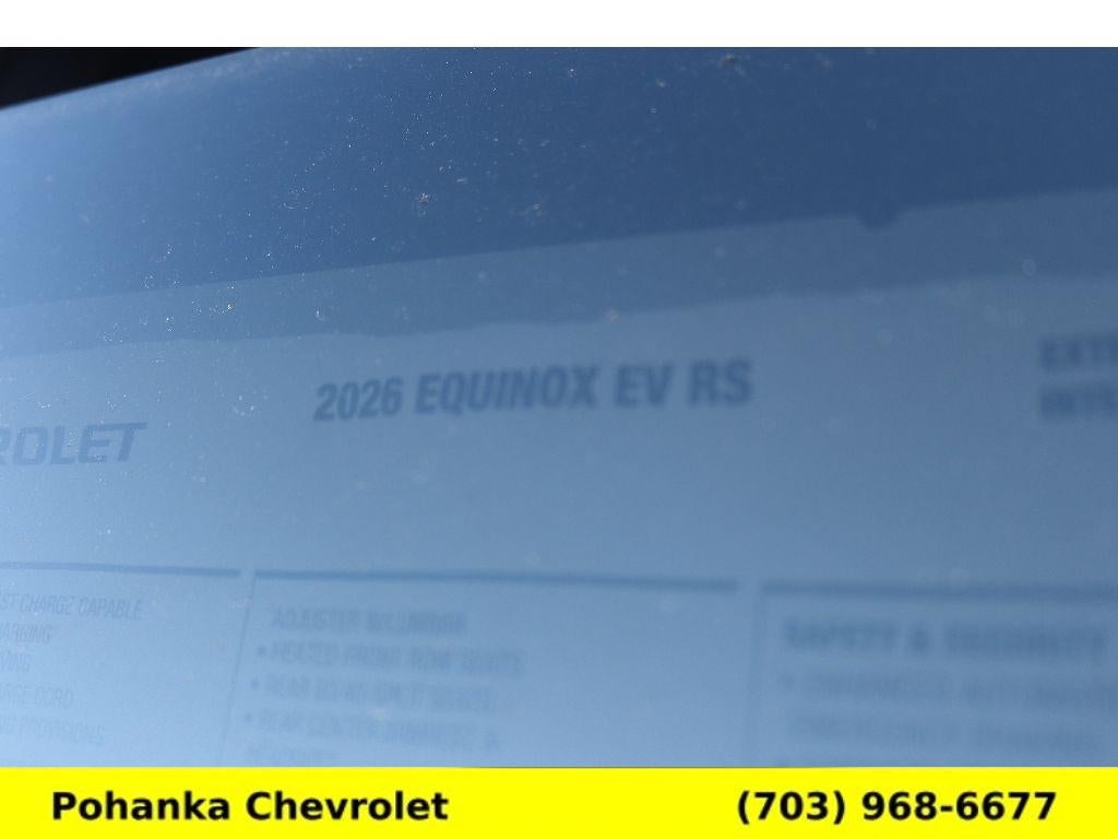 2026 Chevrolet Equinox EV RS