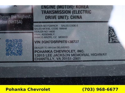 2026 Chevrolet Equinox EV RS