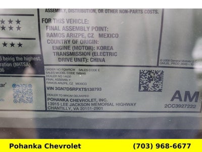 2026 Chevrolet Equinox EV RS