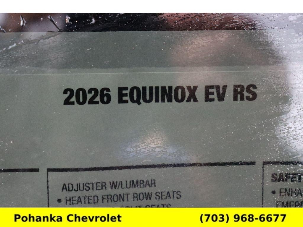 2026 Chevrolet Equinox EV RS