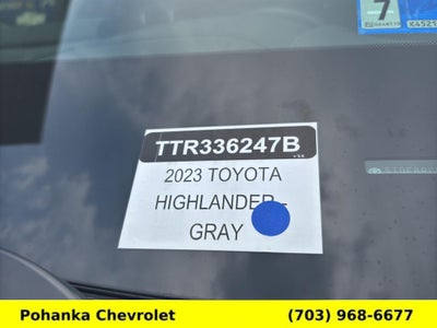 2023 Toyota Highlander Hybrid Platinum