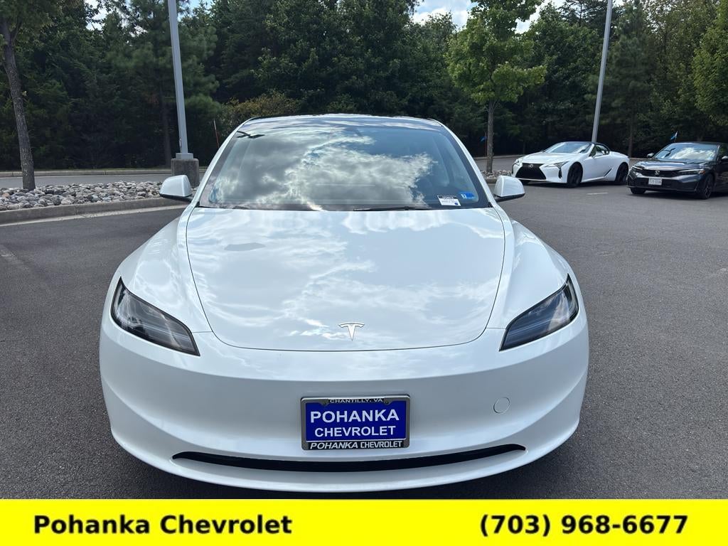 Used 2024 Tesla Model 3 Long Range with VIN 5YJ3E1EA3RF785067 for sale in Chantilly, VA
