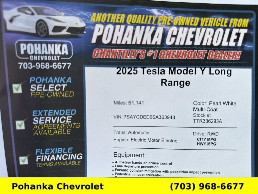 2025 Tesla Model Y Long Range
