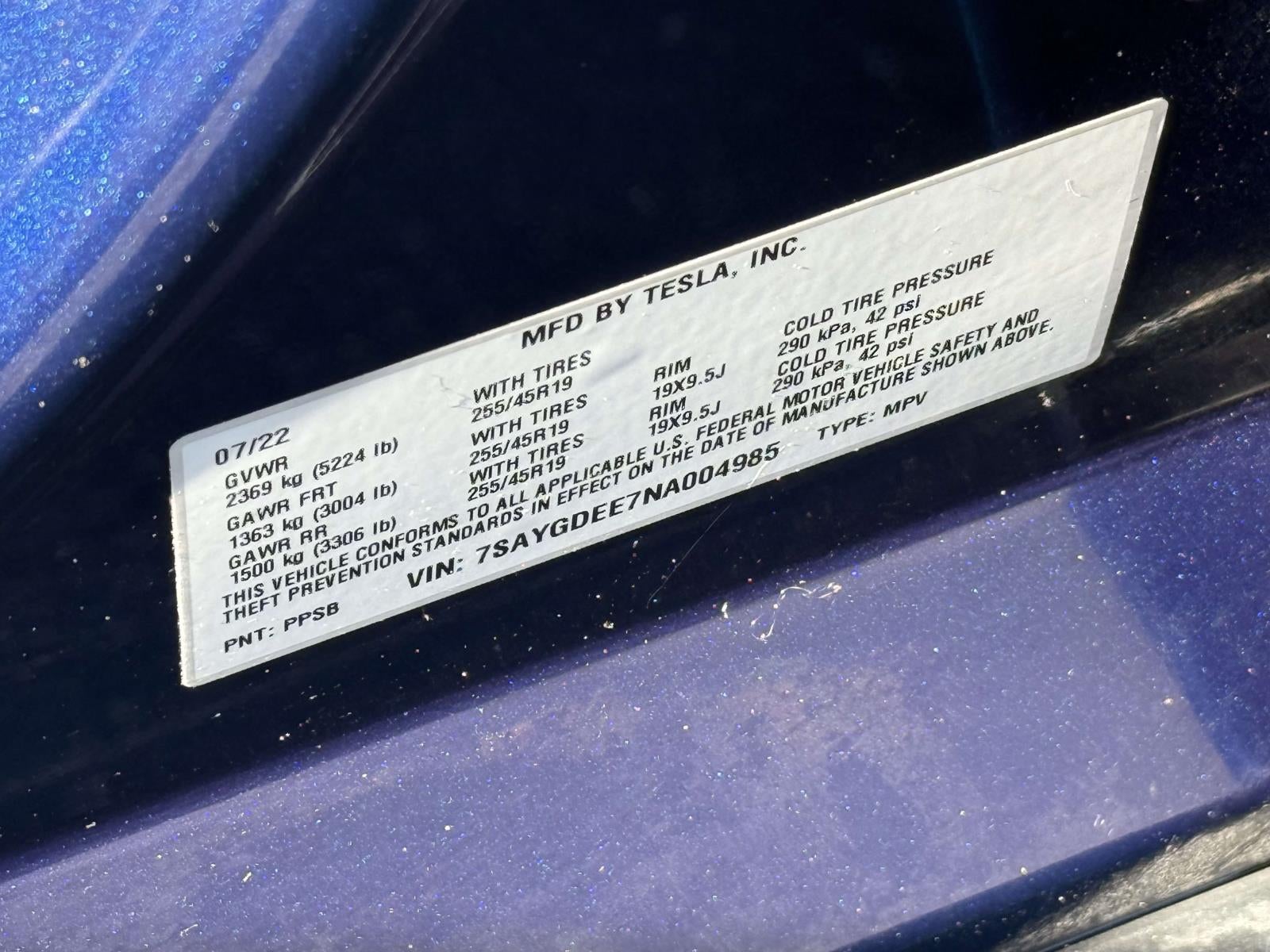 2022 Tesla Model Y Long Range Dual Motor All-Wheel Drive