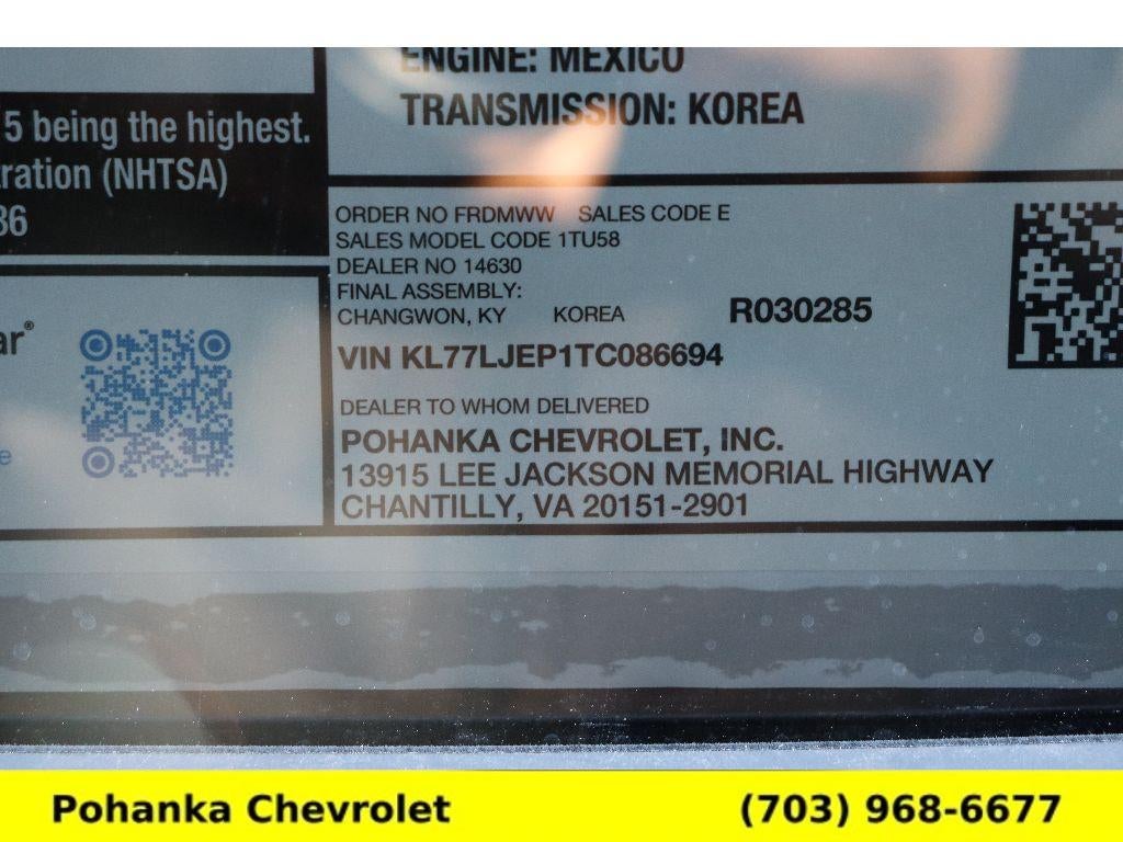 2026 Chevrolet Trax 2RS