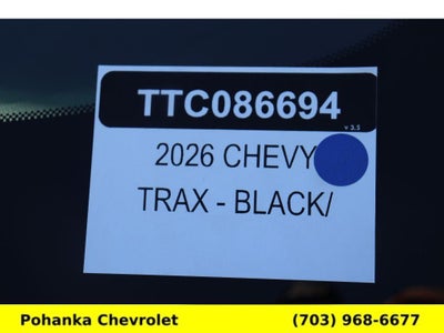 2026 Chevrolet Trax 2RS