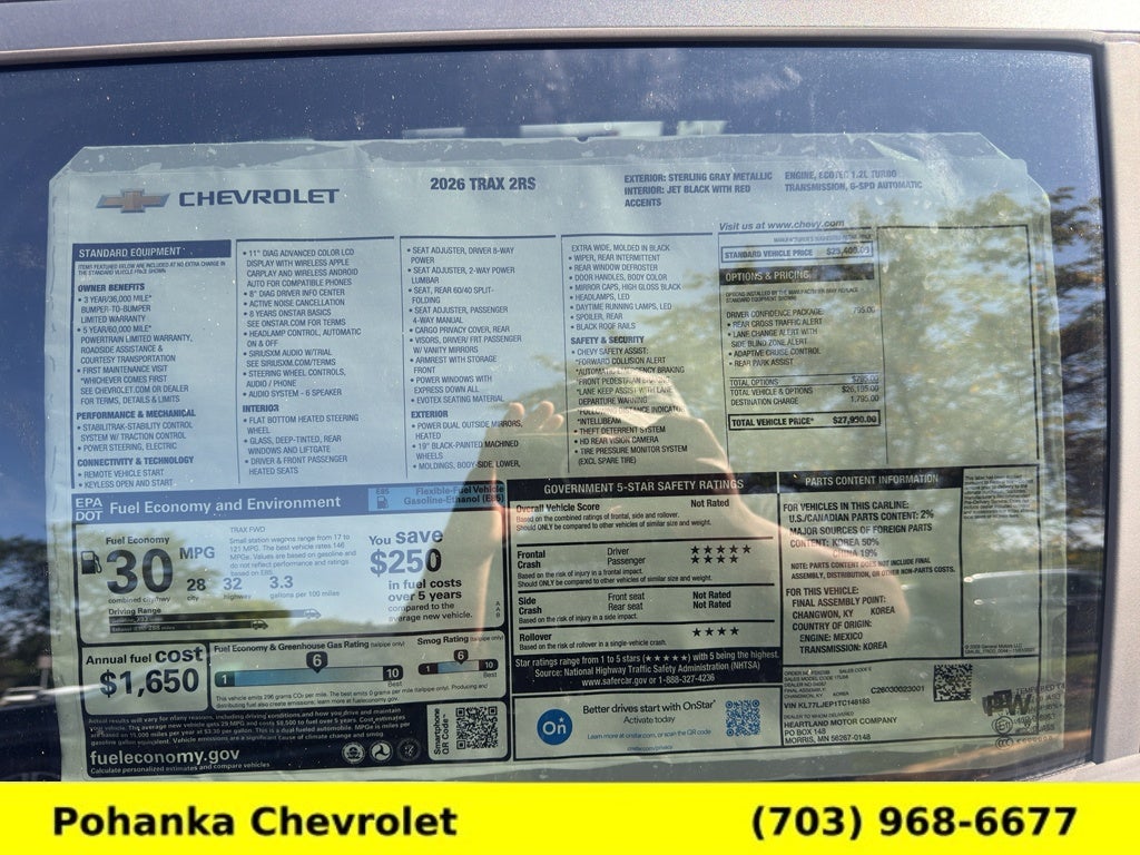 2026 Chevrolet Trax 2RS
