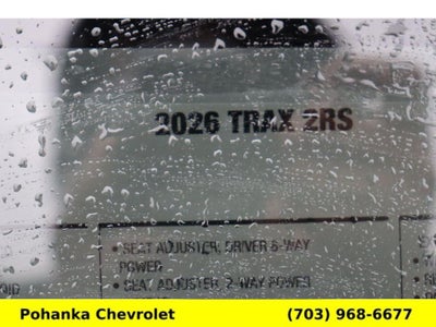2026 Chevrolet Trax 2RS
