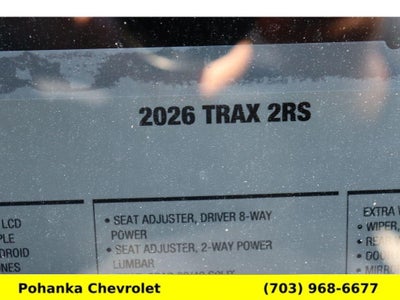 2026 Chevrolet Trax 2RS