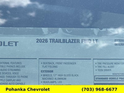 2026 Chevrolet Trailblazer LT