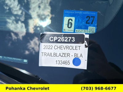 2022 Chevrolet Trailblazer RS