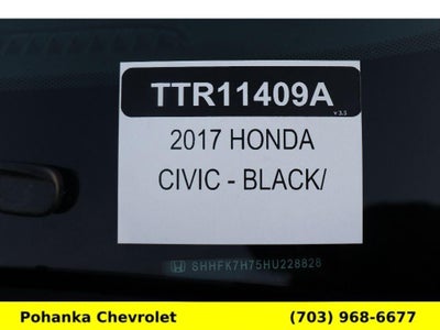 2017 Honda Civic Hatchback EX-L Navi