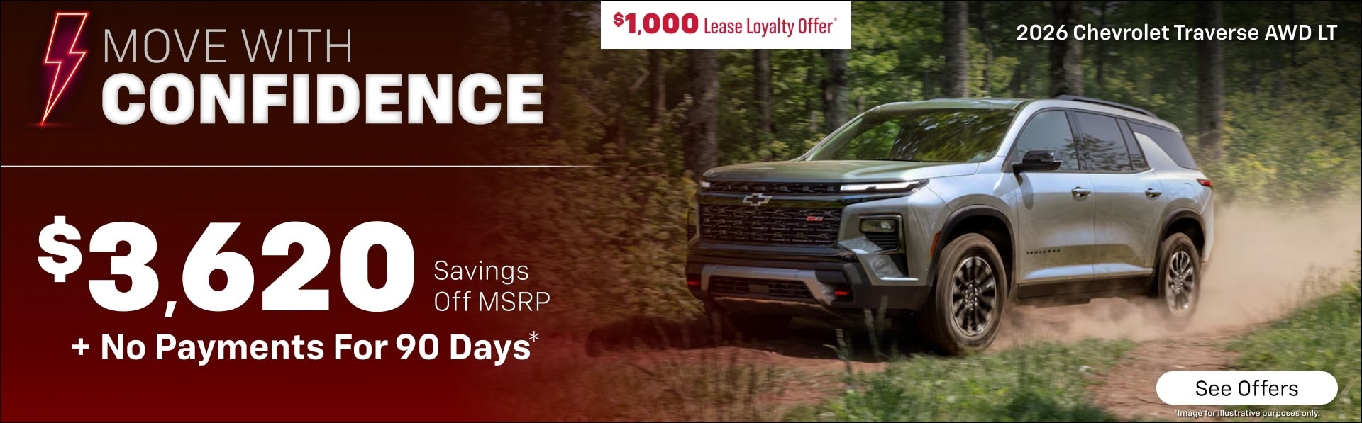 2026 Chevrolet Traverse AWD LT