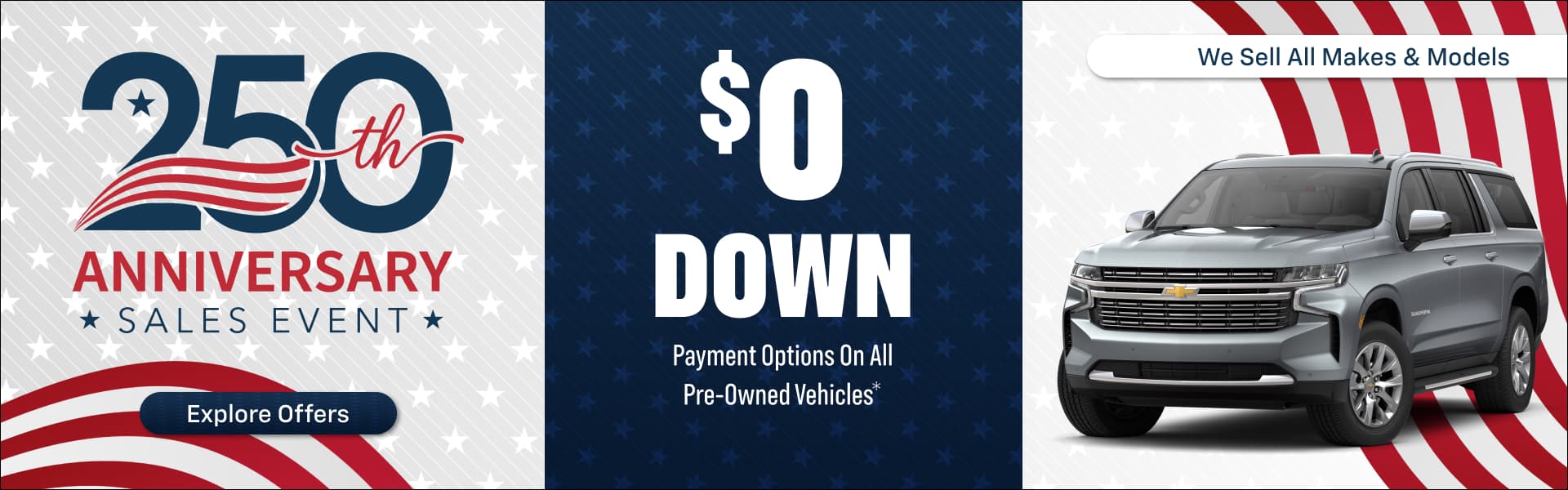 250th Anniversary Sales Event