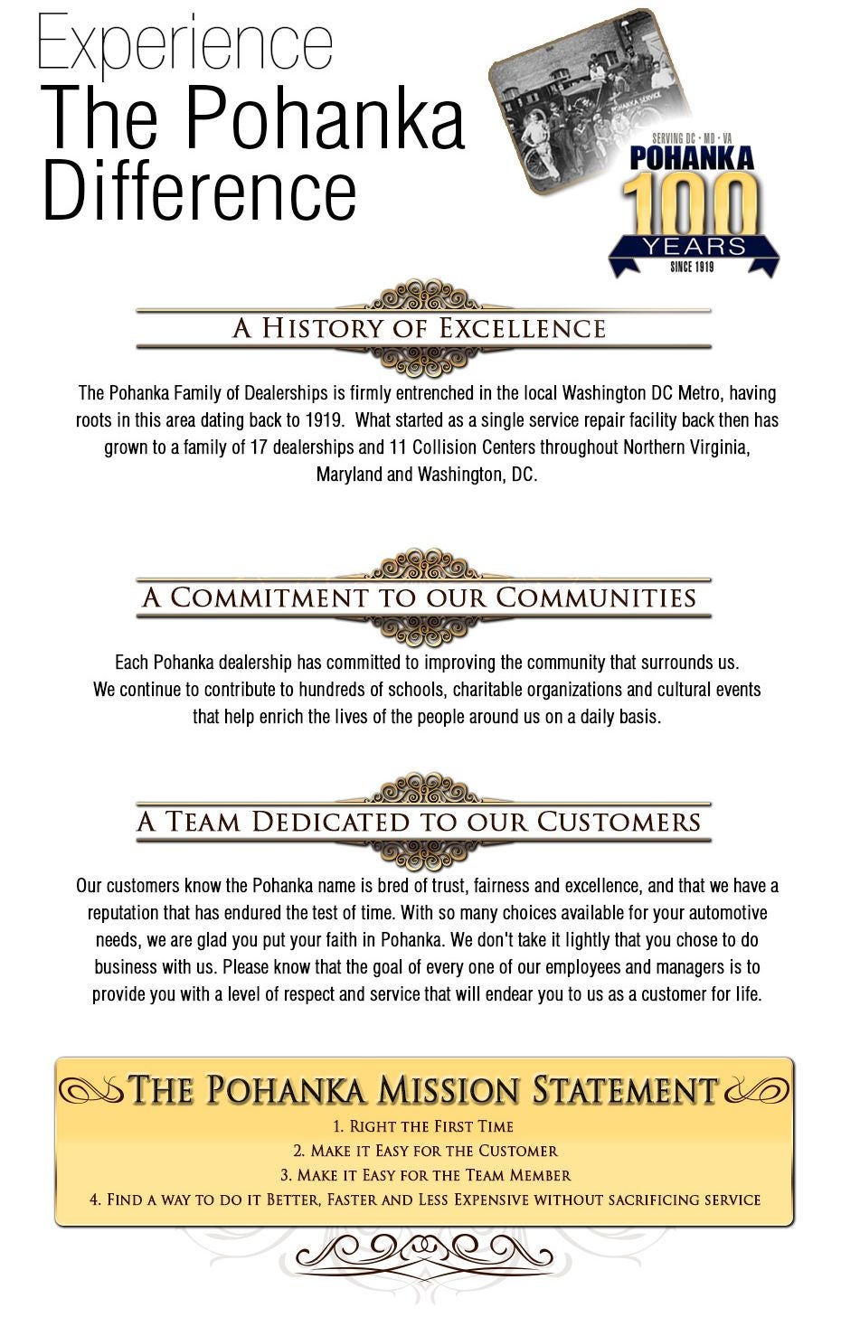 Experience the Pohanka Chevrolet difference